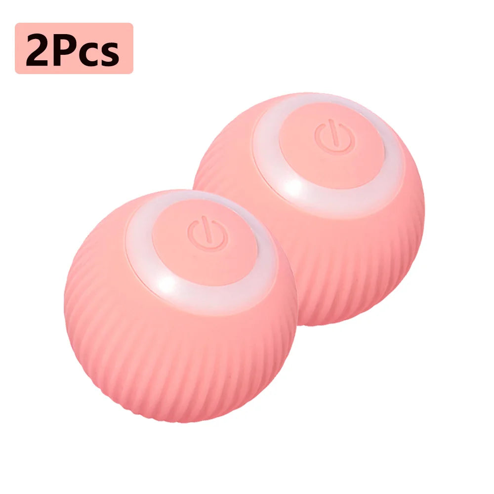 1/4Pc Cat Interactive Ball Smart Cat Toys Electronic Interactive Cat Toy Indoor Automatic Rolling Magic Ball Cat Game Accessorie