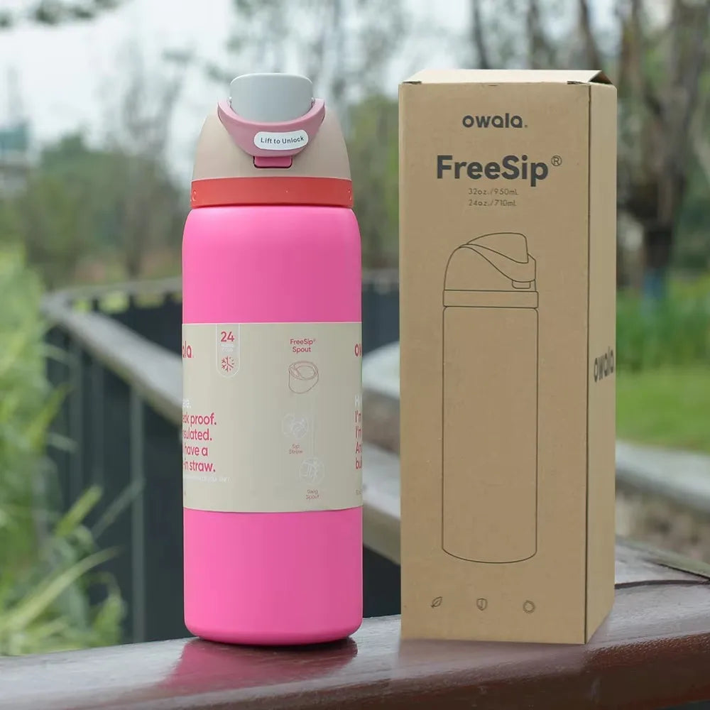 2025 NEW 24Oz/32 Ozinsulated Stainless Steel Water Bottle with Straw, Bpa-Free Sports Water Ion for Your Outdoor Adventure