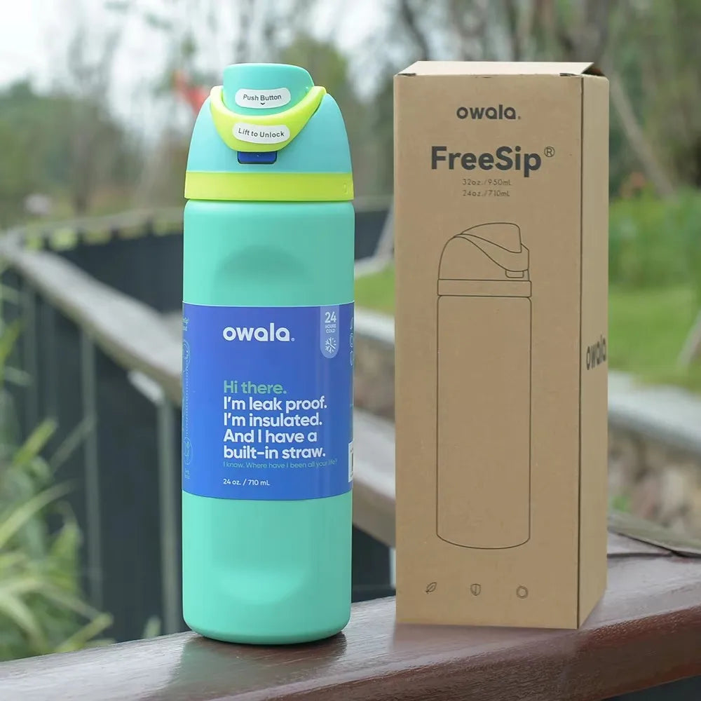 2025 NEW 24Oz/32 Ozinsulated Stainless Steel Water Bottle with Straw, Bpa-Free Sports Water Ion for Your Outdoor Adventure