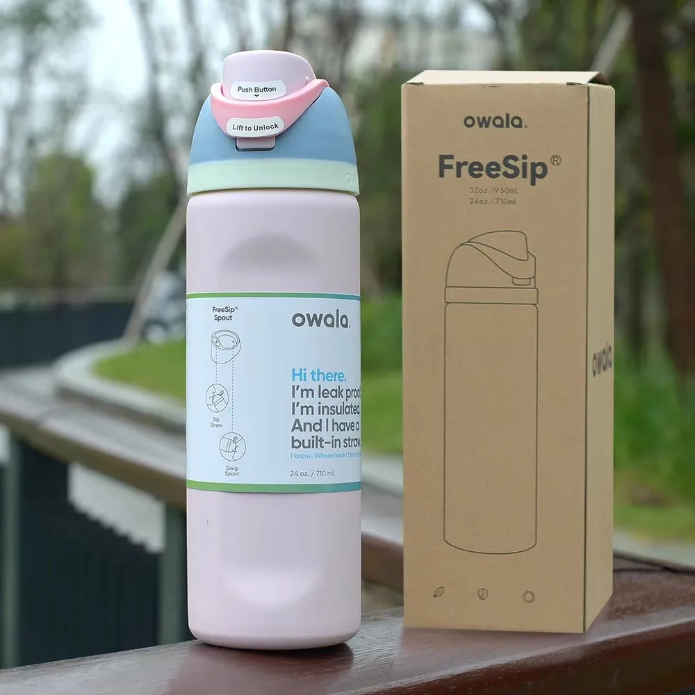 2025 NEW 24Oz/32 Ozinsulated Stainless Steel Water Bottle with Straw, Bpa-Free Sports Water Ion for Your Outdoor Adventure
