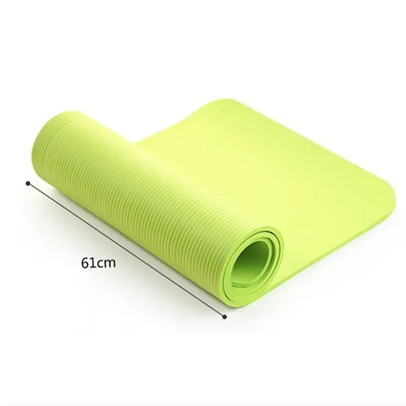 All-Purpose 1/2-Inch Extra Thick High Density Anti-Tear Exercise Yoga Mat with Carrying Strap