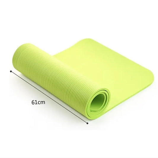 All-Purpose 1/2-Inch Extra Thick High Density Anti-Tear Exercise Yoga Mat with Carrying Strap