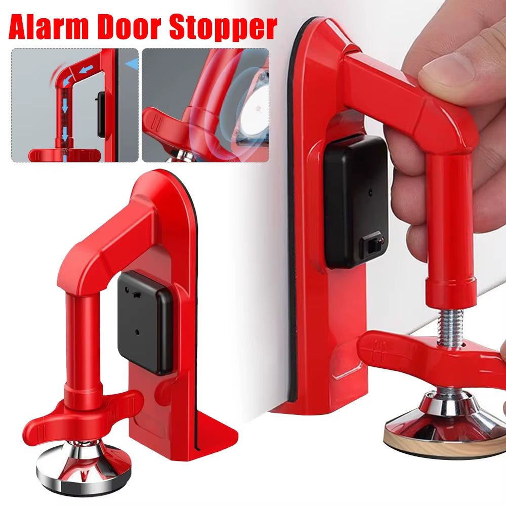 Portable Alarm Door Stopper Suction Cup Door Lock Brace Not Alarm /Alarm Type Self-Defense Security Device for anti Theft