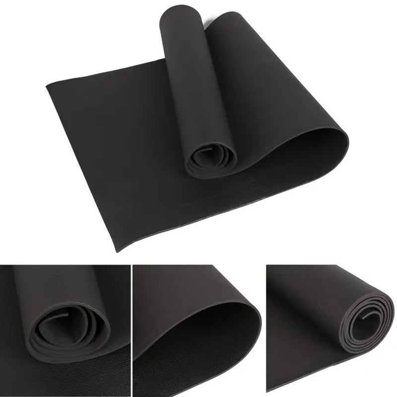 All-Purpose 1/2-Inch Extra Thick High Density Anti-Tear Exercise Yoga Mat with Carrying Strap