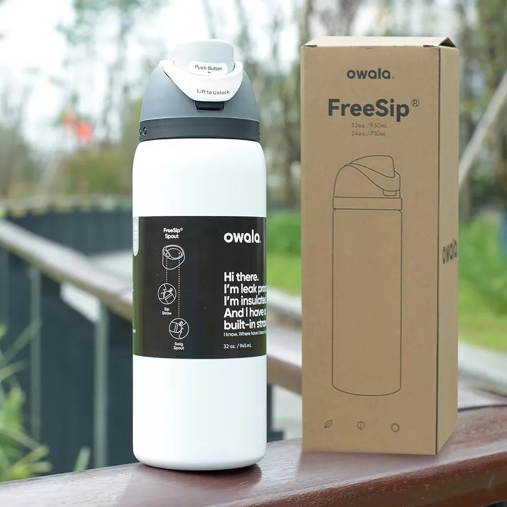 2025 NEW  24Oz/32 Ozinsulated Stainless Steel Water Bottle with Straw, Bpa-Free Sports Water Ion for Your Outdoor Adventure