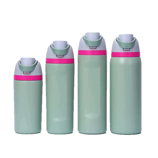 Large Capacity Outdoor Portable Insulated Stainless Steel Fruit Water Bottle 304 Stainless Steel Sports Water Cup