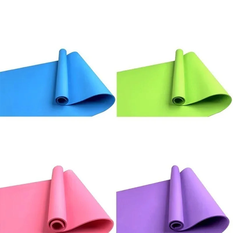 All-Purpose 1/2-Inch Extra Thick High Density Anti-Tear Exercise Yoga Mat with Carrying Strap